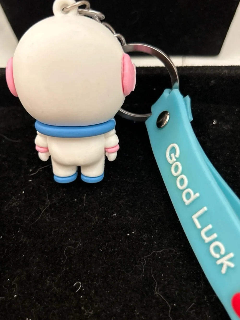 Cute Blue & White Panda Astronaut Keychain - Good Luck Kids Toy